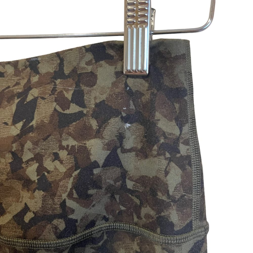 LULULEMON| Wunder Under *Full-On Luon (Roll Down) Mystic Jungle Fatigue SZ 6 - Picture 13 of 13